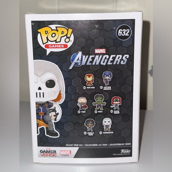 Funko Pop! Games Marvel Avengers Taskmaster Figure - White, Orange, Blue - Picture 2 of 6